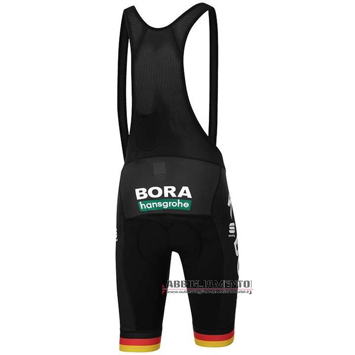 Abbigliamento Bora Campione Germania 2020 Manica Corta e Pantaloncino Con Bretelle - Clicca l'immagine per chiudere